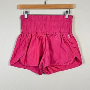 Free People Movement The Way Home Shorts Size Small Gum Pink Running Train READ*